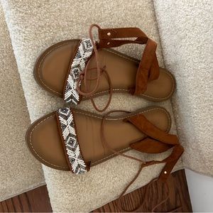 Old Navy tie sandals